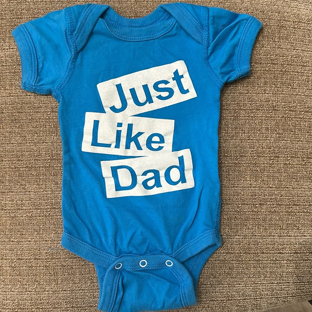 Just Like Dad Novelty Onesie